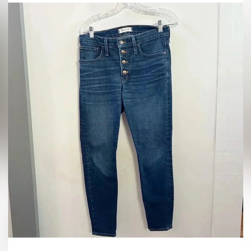 Madewell 9” high rise skinny jeans 29 petite